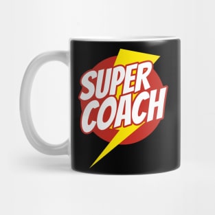 Super Coach - Funny Coaching Superhero - Lightning Edition Mug